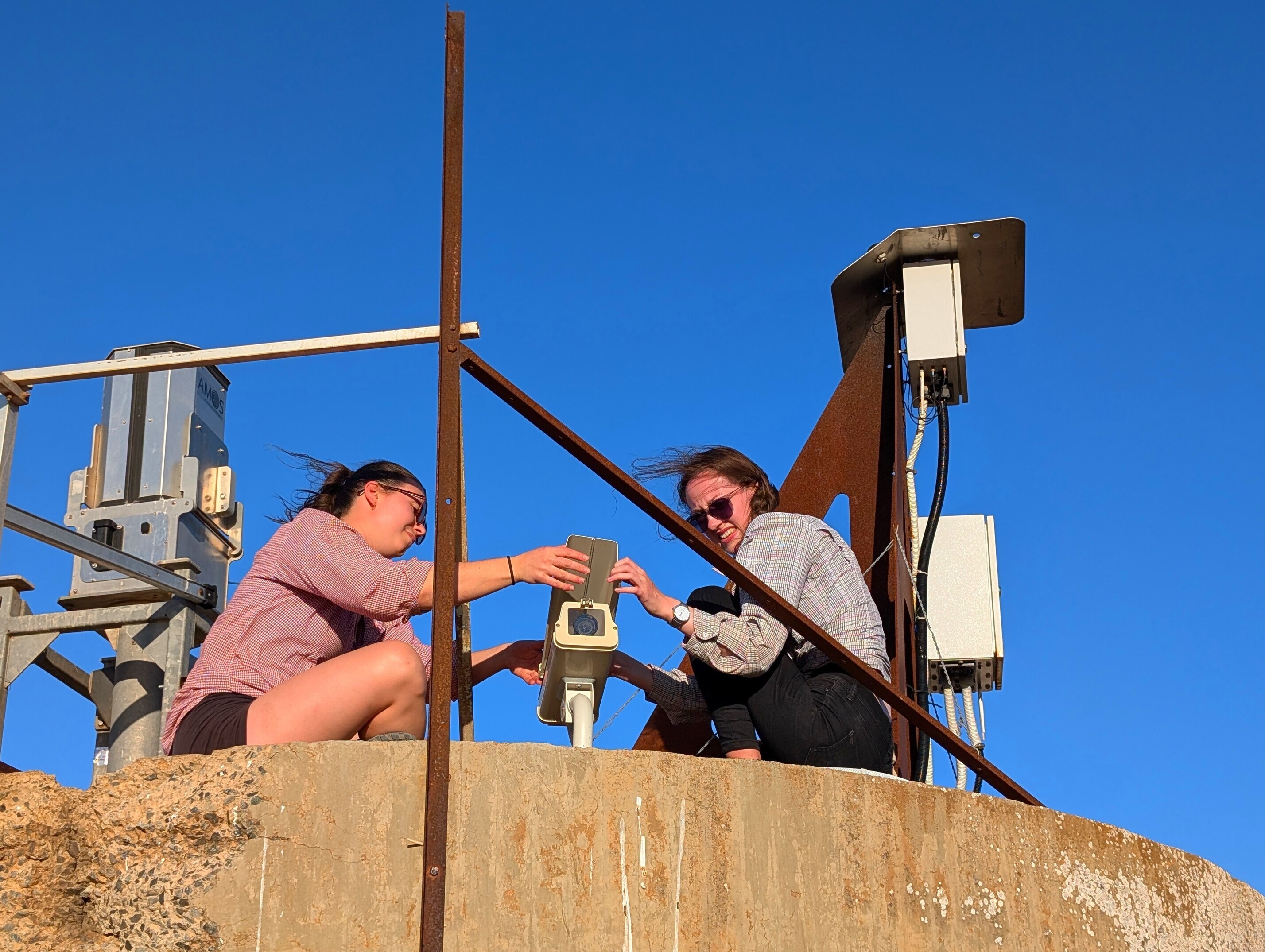 Veronika hands-on work on the instrument she spends a significant time analysing the data of.